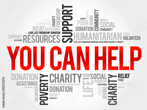 You can help word cloud concept