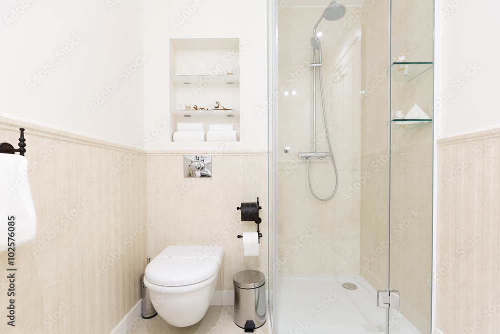 Obraz premium Modern bathroom interior