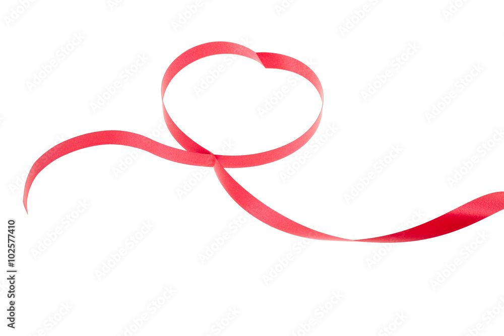 red heart ribbon red heart ribbon