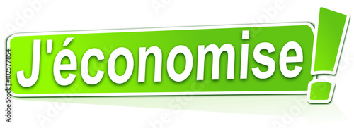 j'économise sur étiquette verte