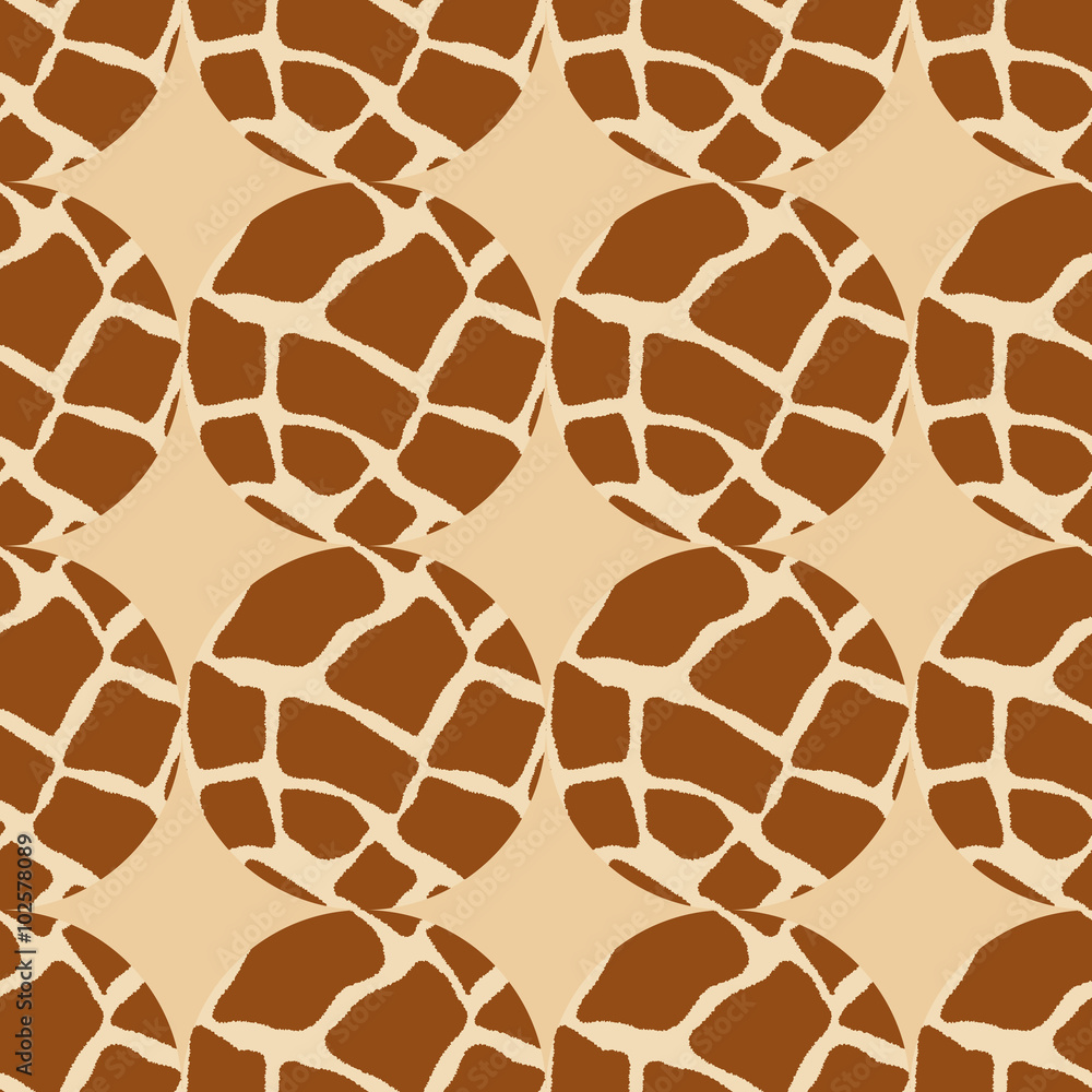 seamless pattern of circles