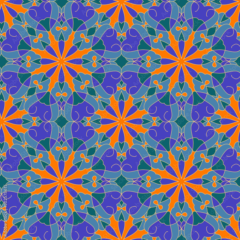 Decorative seamless pattern Decorative seamless pattern