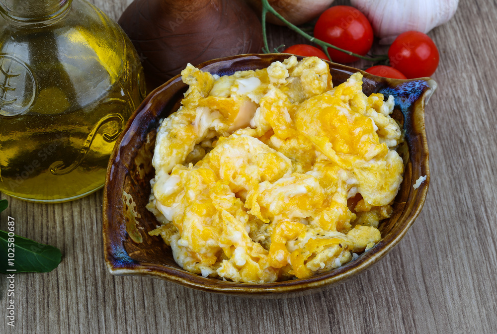 Scrambled eggs Scrambled eggs