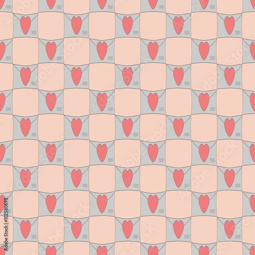 Heart. Heart pattern.Seamless pattern background heart.Heart pattern Picture. Heart pattern Valentine's day.Heart pattern Image. Heart pattern vector. Seamless pattern with hearts and envelopes.