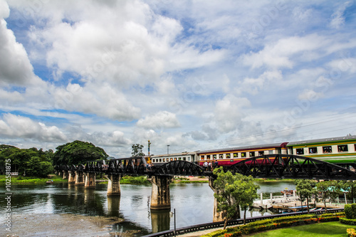 The Bridge of River Kwai in Thailand