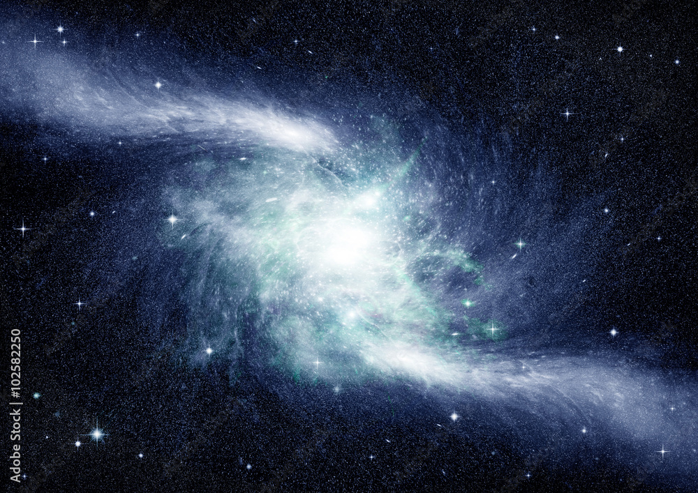 Obraz premium galaxy in a free space