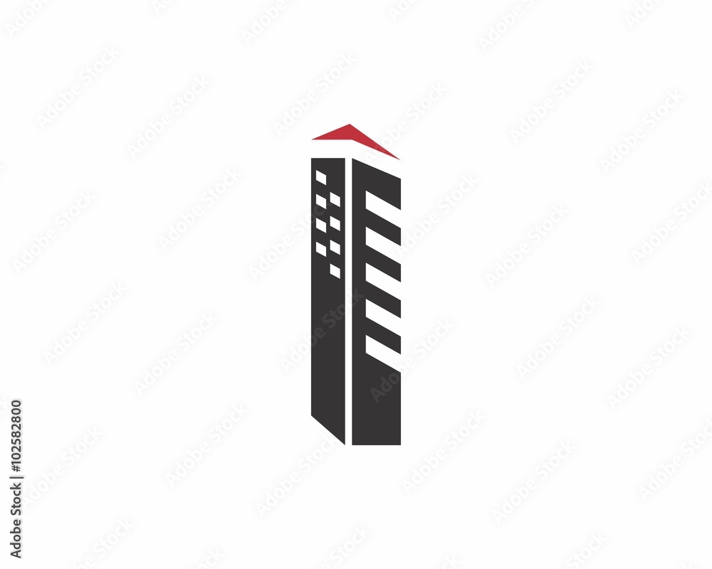 I Letter Town Logo I Letter Town Logo