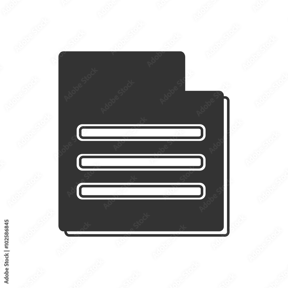 Document File icon bold style Document File icon bold style