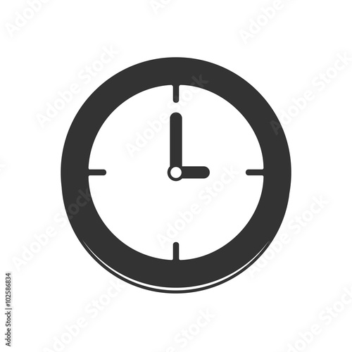 Clock icon bold style