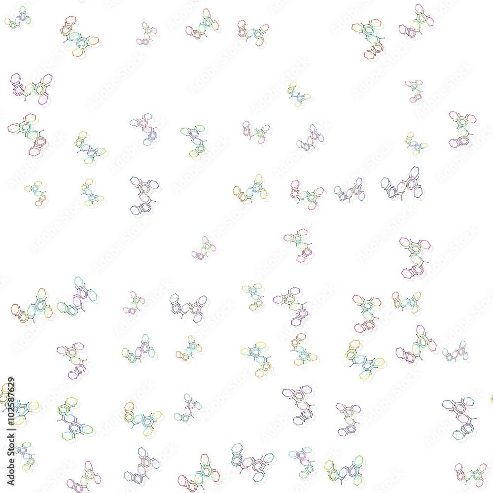 Abstract background with colored design elements. Seamless pattern
