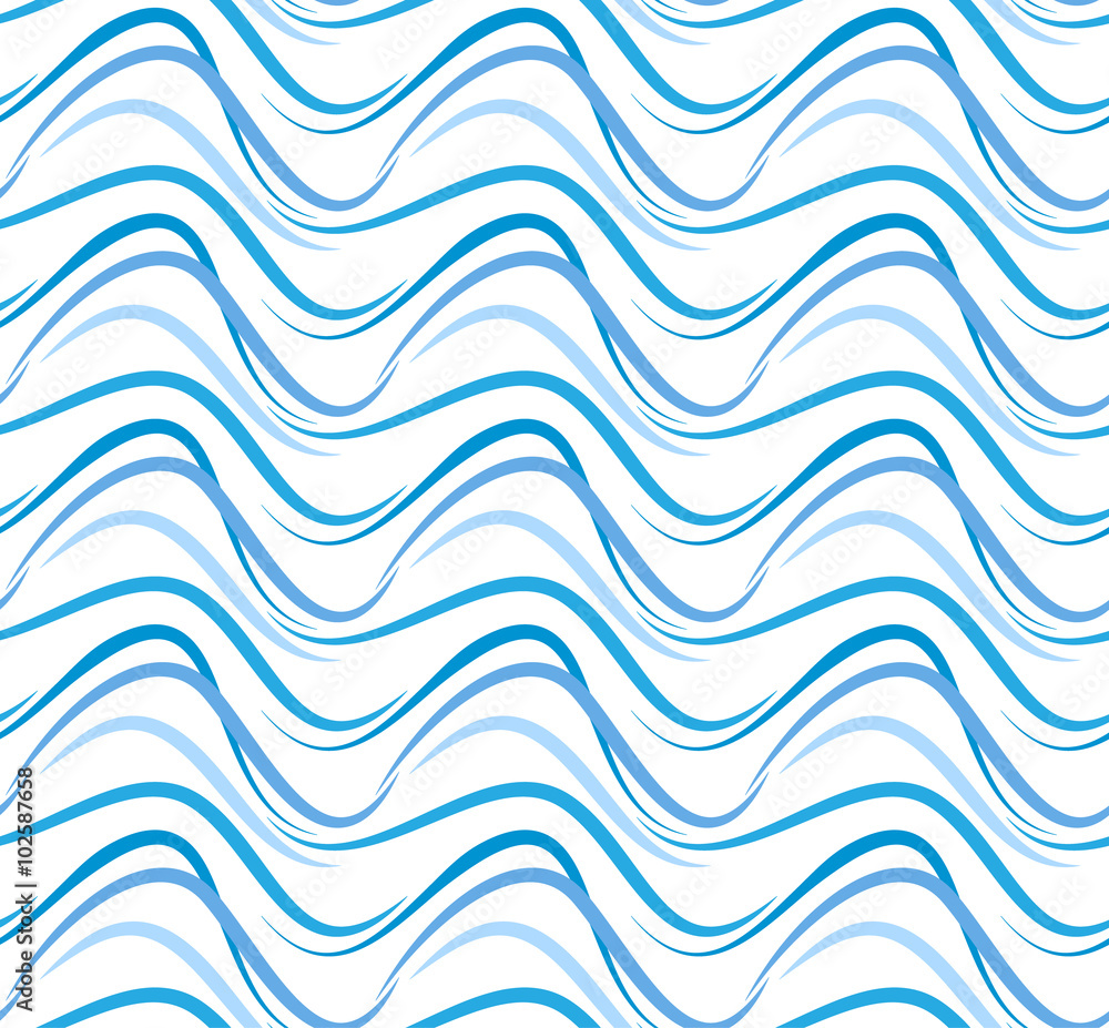 seamless blue wave pattern background, water flow seamless blue wave pattern background, water flow