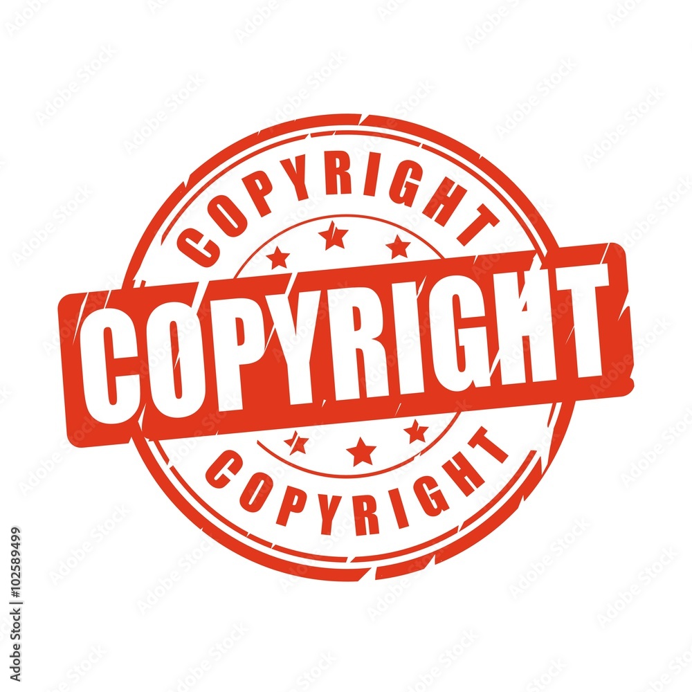 Copyright vector stamp Copyright vector stamp