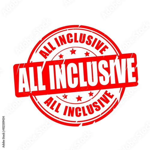 All inclusive vector stamp