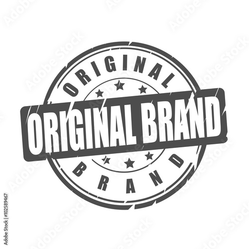 Original brand vector stamp