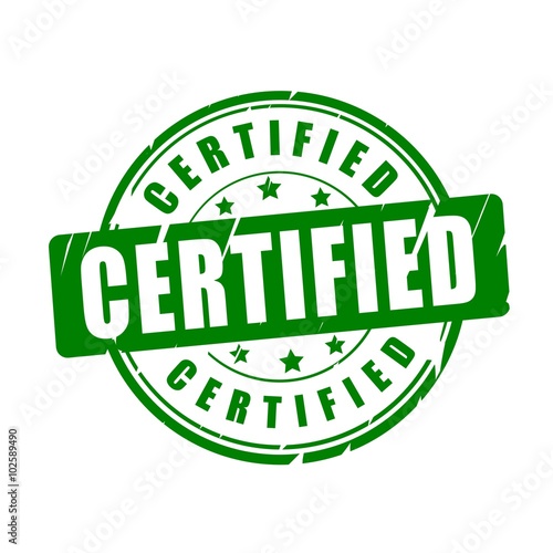 Certified vector stamp