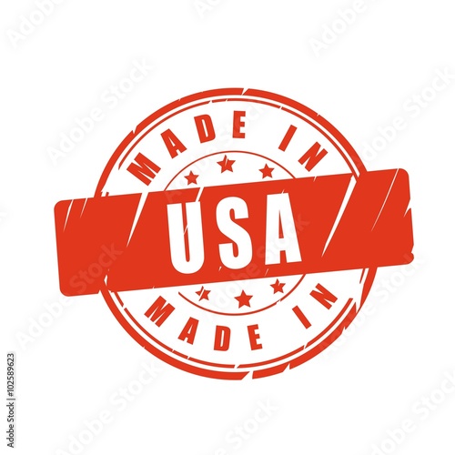 Made in USA vector stamp