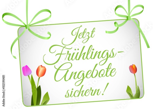 Jetzt Frühlingsangebote sichern