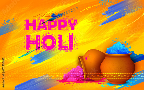 Happy Holi Background
