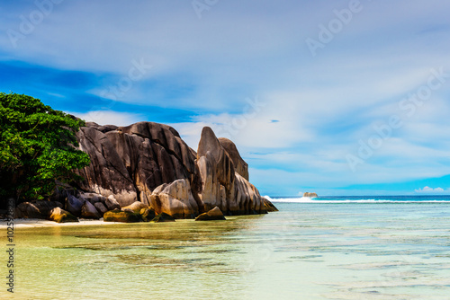 Anse Source d'Argent beach, La Digue island, the Seychelles