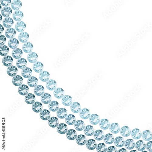 White background with blue diamonds