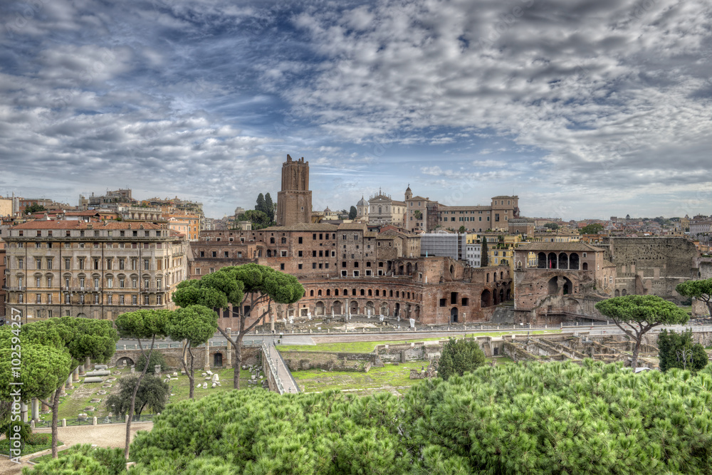 Imperial Fora in Rome 