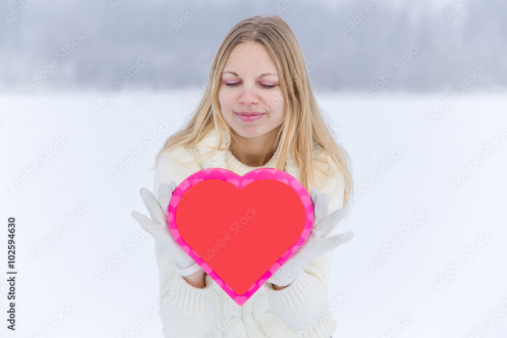 Fragile gentle heart of a well taken care of Fragile gentle heart of a well taken care of