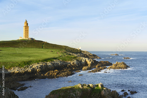 Hercules tower, Torre de Hercules, roman lighthouse , UNESCO world heritage
