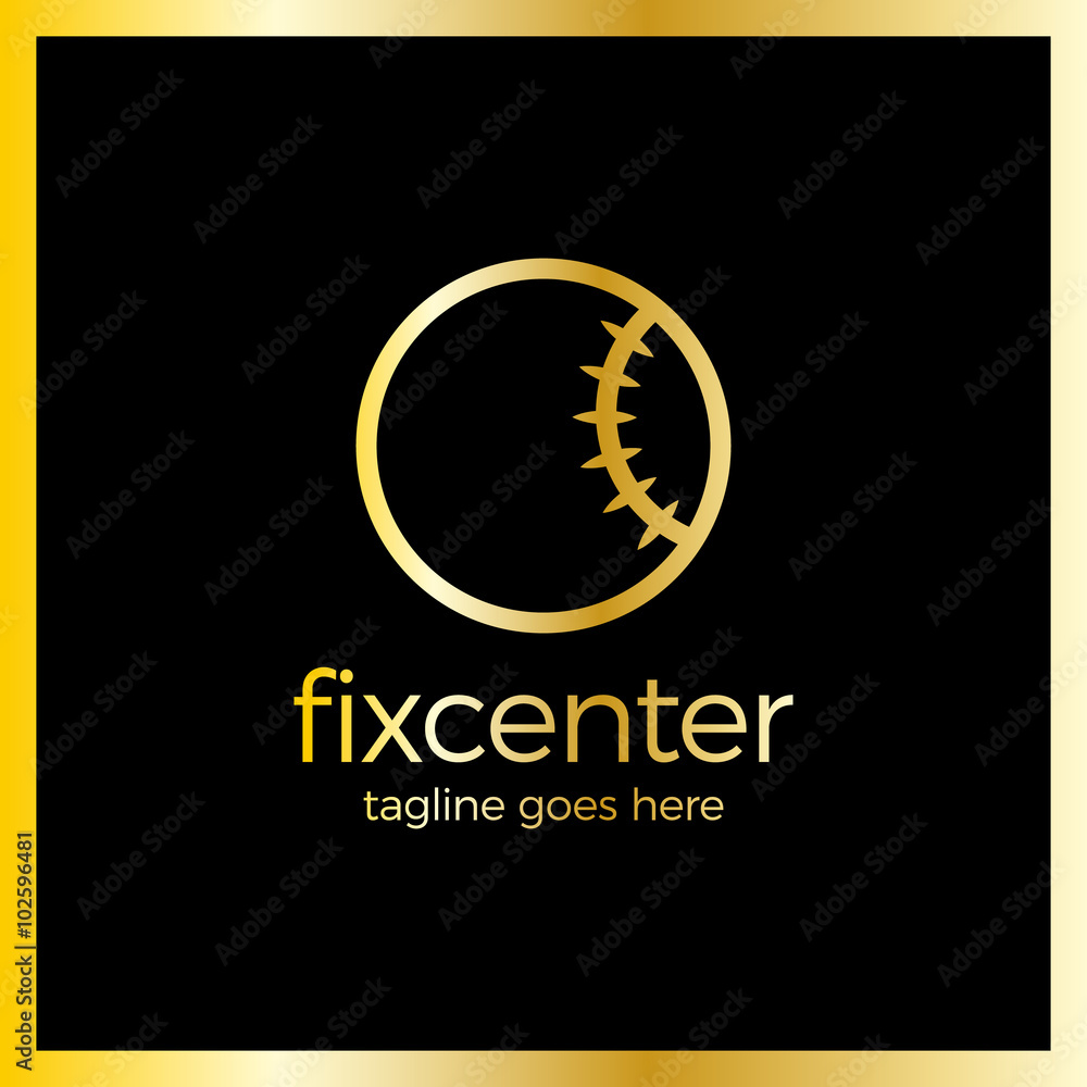 Fototapeta premium Fix Repair Center Logo