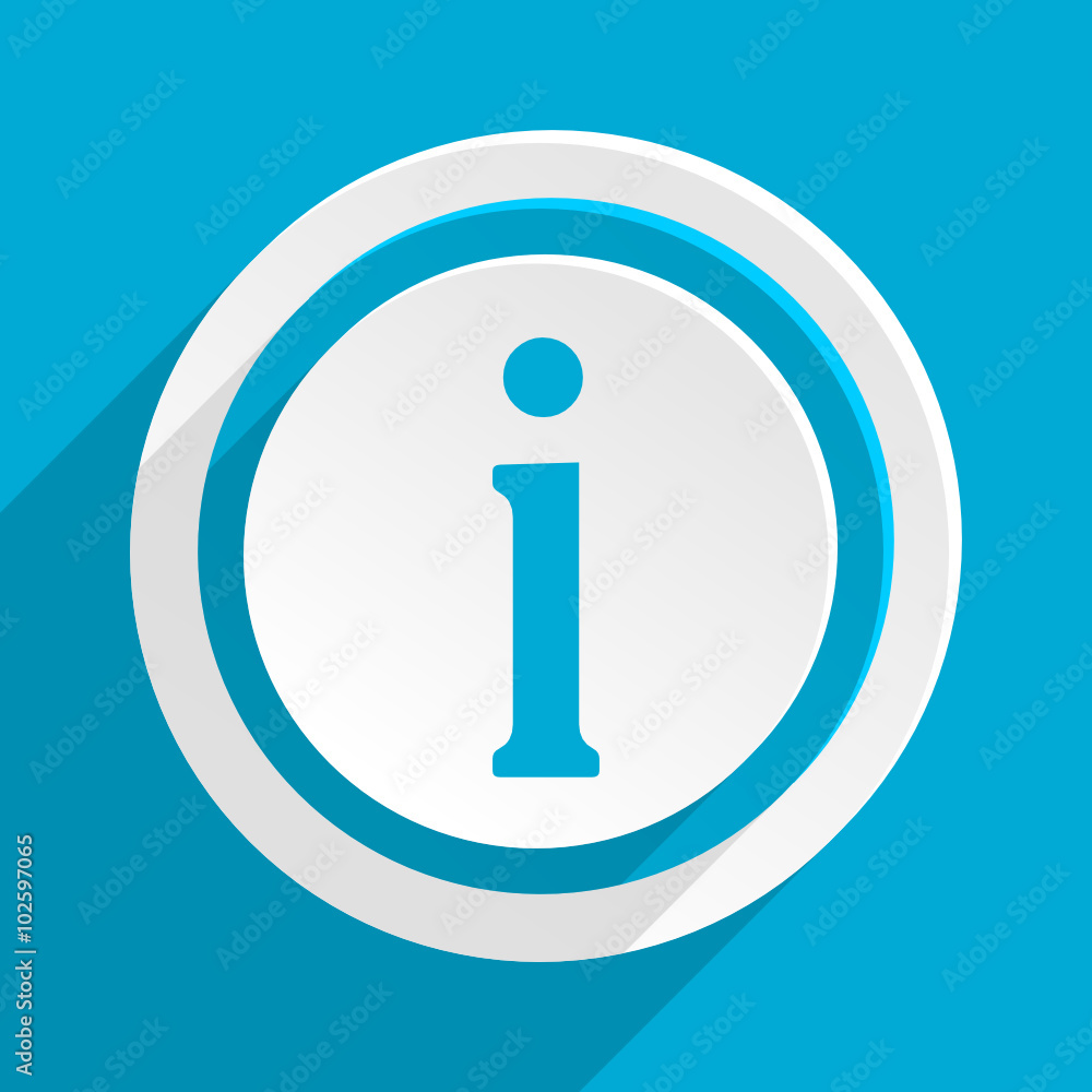 blue flat vector icon blue flat vector icon