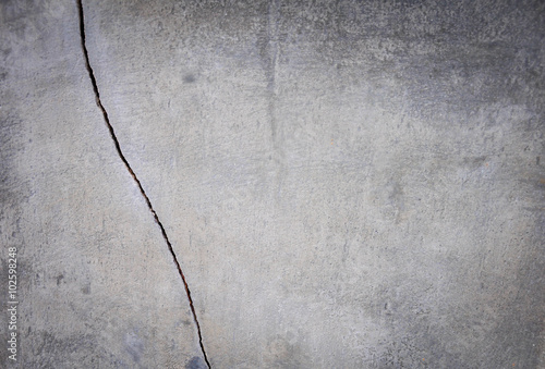 Grunge concrete cement wall with crack textrue background