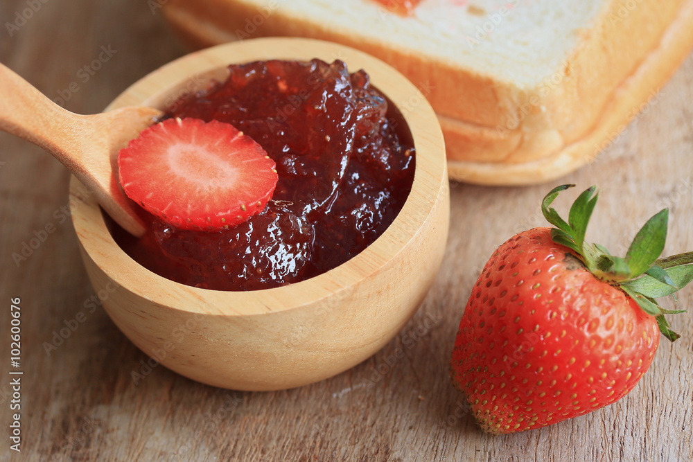 Strawberry jam fresh fruits Strawberry jam fresh fruits