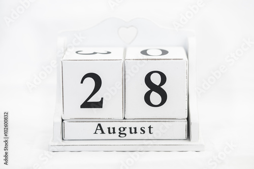 calendar august number