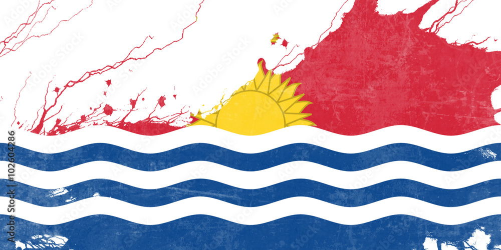 Obraz premium Kiribati flag