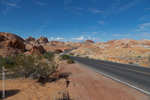Valley of fire, road crossing