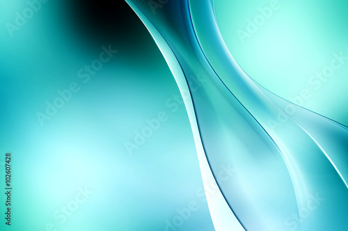Abstract beautiful motion wave blue background for design. Modern bright digital illustration.