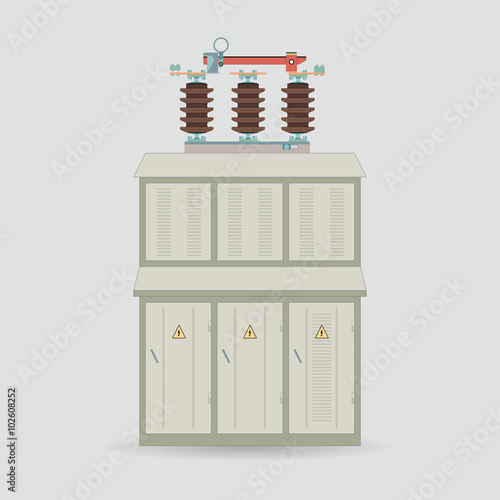 The transformer and disconnectors
