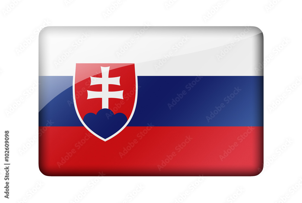 The Slovakia flag The Slovakia flag