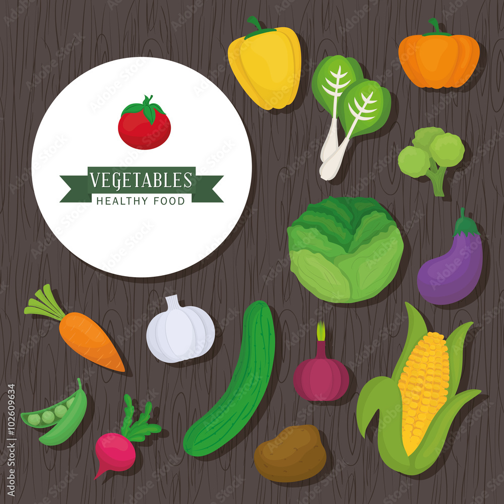 Vegetables icon design Vegetables icon design
