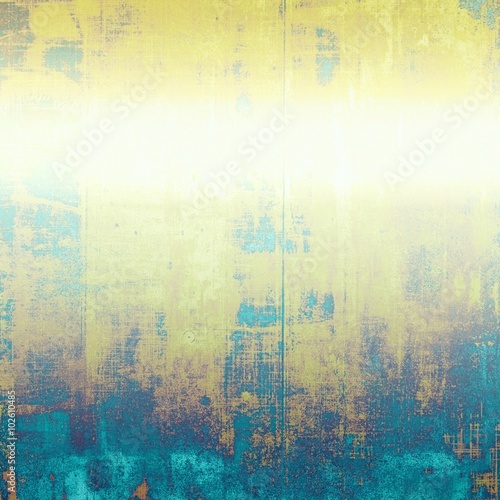Grunge texture, Vintage background. With different color patterns: yellow (beige); blue; white; cyan