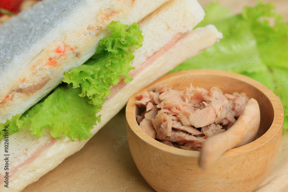 tasty sandwich tuna ham tasty sandwich tuna ham