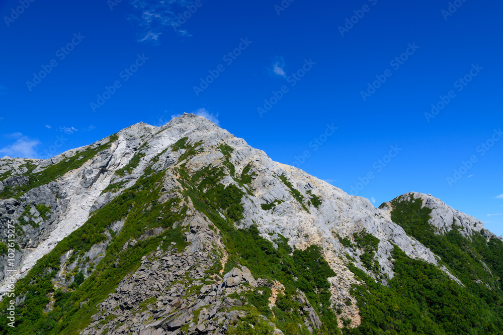 Mt.Kaikomagatake at the southern Japan Alps