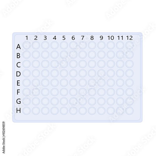 plastic  plate for molecular biology research