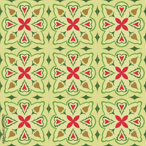 Wallpaper Mural Vector tile seamless pattern background. Torontodigital.ca