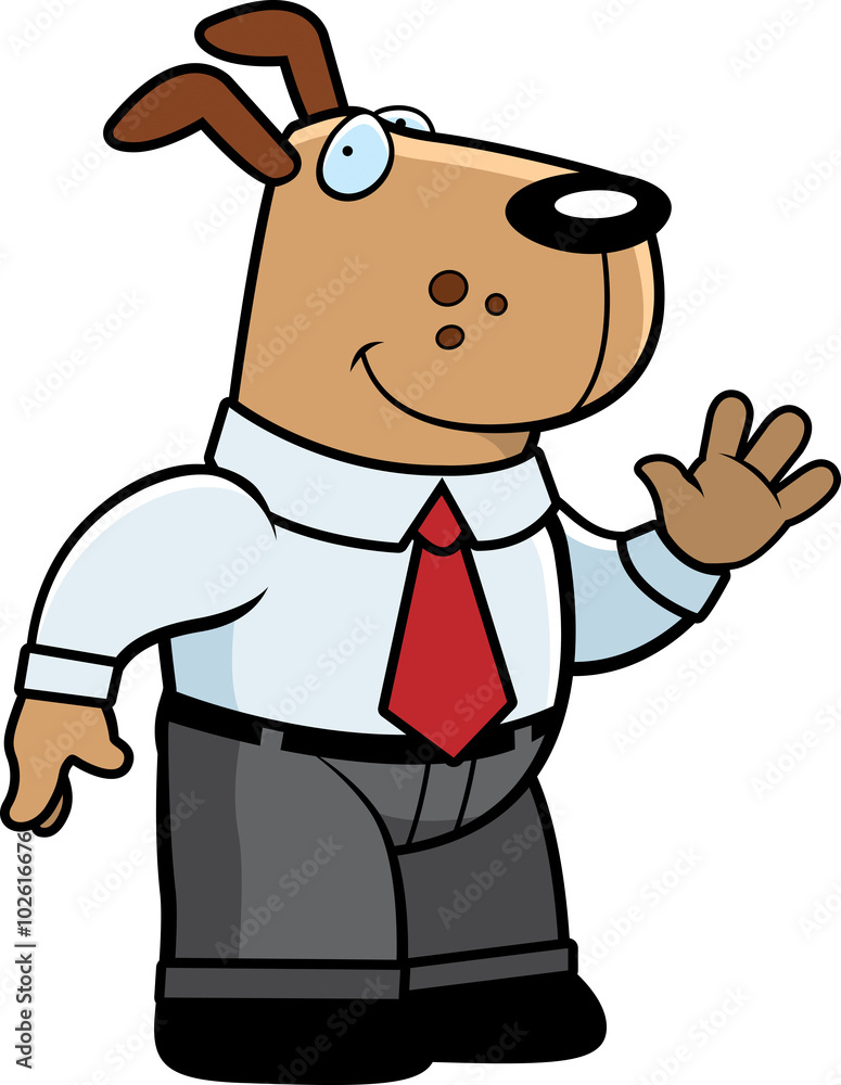 Dog Businessman
