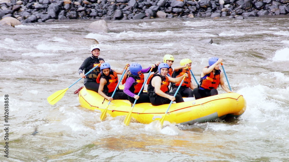 Rfs Raft Experienced white water rafting pilot expertly guides and instructs a ...