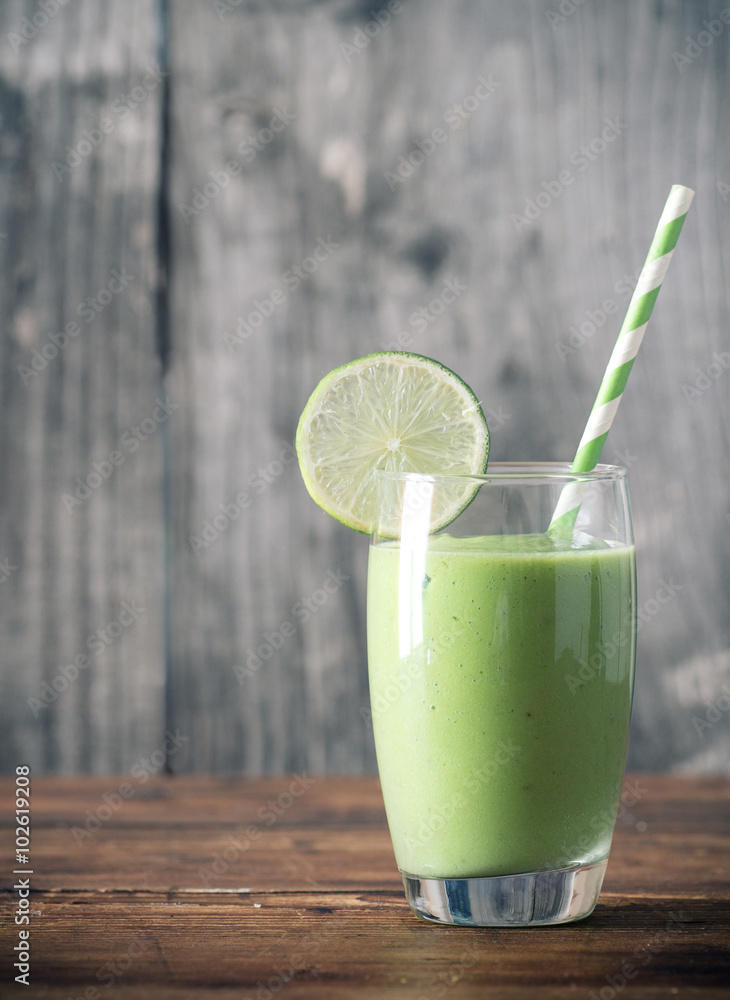 Green smoothie as healthy drink Green smoothie as healthy drink