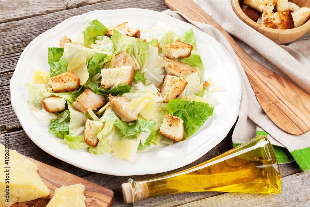 Fresh healthy caesar salad Fresh healthy caesar salad