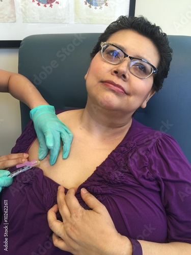 Hispanic Female In Treatment