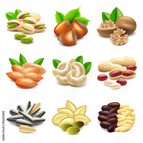 Water drinks icons vector set