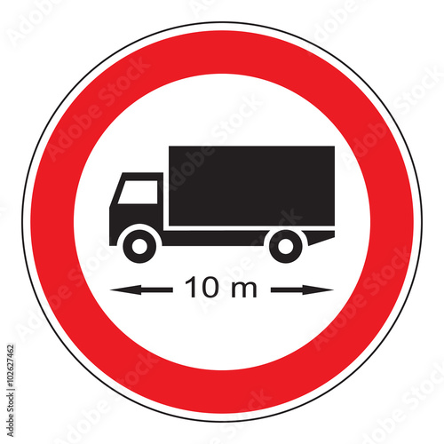 no vehicles length than indicated - traffic signs